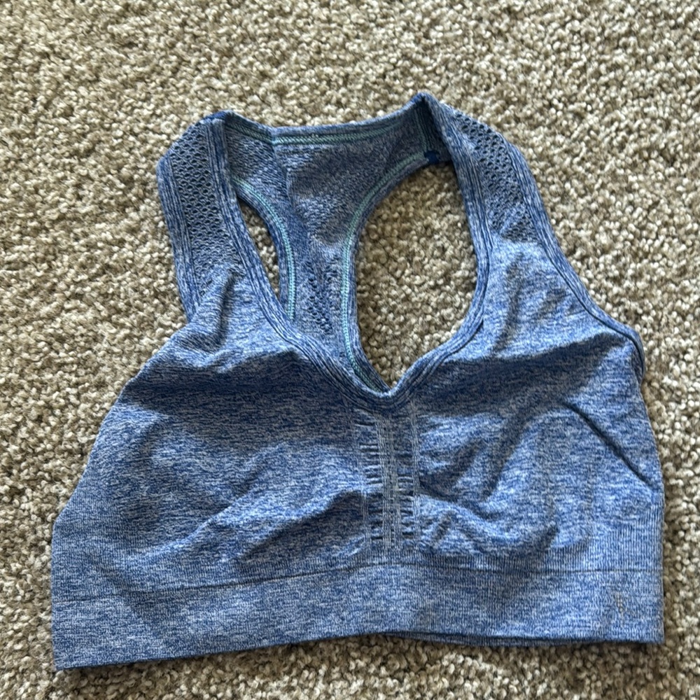 Blue Sports Bra